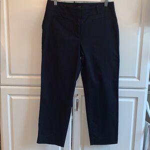 Ann Taylor Navy Ankle Pants Size 6